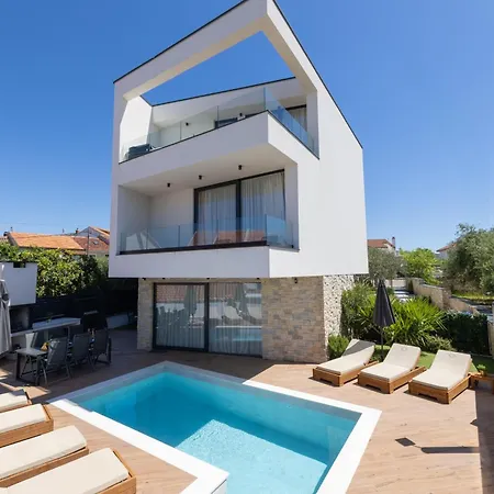 Luxury Villa Favela With Heated Pool Trogir Exterior photo